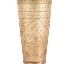 Handmade Vintage Punjabi Glass in Brass