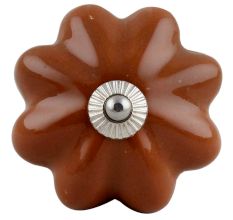 Solid Brown Big Ceramic Cabinet Knobs Online