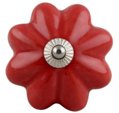 Solid Red Big Ceramic Dresser Knobs Online