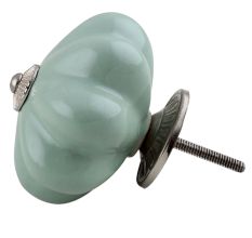 Solid Sage Green Big Ceramic Cabinet Knobs Online