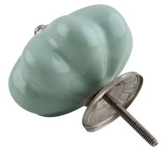 Solid Sage Green Big Ceramic Cabinet Knobs Online
