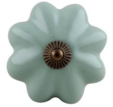 Solid Sage Green Big Ceramic Cabinet Knobs Online