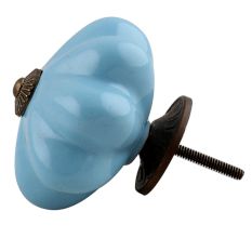 Solid Turquoise Big Ceramic Cabinet Knobs Online