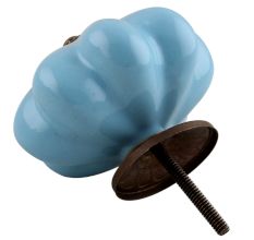 Solid Turquoise Big Ceramic Cabinet Knobs Online