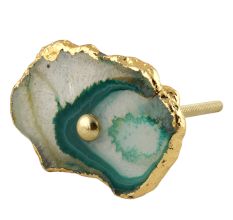 Aqua Green Agate Stone Cabinet Knobs Online