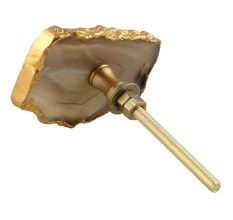 Brown Agate Stone Cabinet Knobs Online