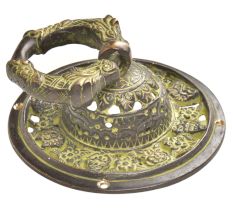 Decorative Hand Made Ornate Green Brass Door knocker