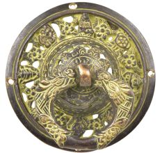 Decorative Hand Made Ornate Green Brass Door knocker
