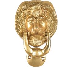 Hand Made Brass Lion Head Door Knocker Ring