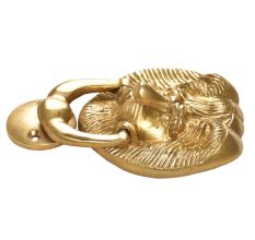 Hand Made Brass Lion Head Door Knocker Ring