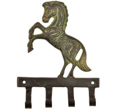 Vintage Retro Forest Horse Solid Brass Animal Wall Hook