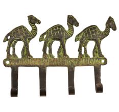 Vintage Retro Camel Solid Brass Animal Wall Hooks