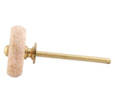 Baby Pink Pink Stone Flat Dresser Knob Online