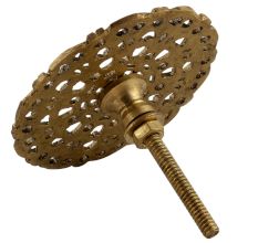 Golden Floral Brass Dresser Knobs Online