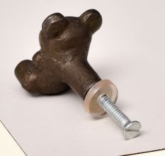Antique Baby Panda Iron Dresser Knobs Online