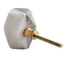 Grey And White Stone Hammer Cabinet Knobs Online