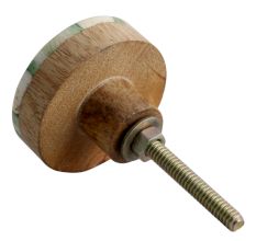 Green Round Bone Horn Cabinet Wooden Knob Online