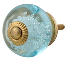 Light Blue Bubble Cabinet Knobs