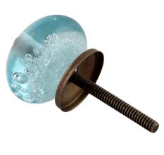 Light Blue Bubble Cabinet Knobs