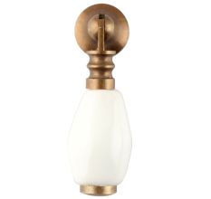 Solid White Drop Ceramic Dresser Knobs