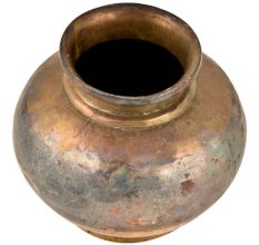 Brass Hand Engraved Ganga Jamuna Pot