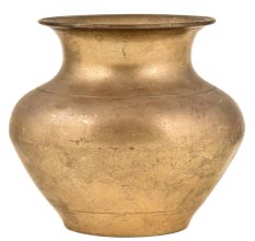 Brass Copper Holy Water Pot Ganga Jamuna Gangalal Lota Pot