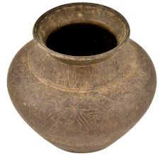 Hand Made Ceremonial Tribal Folk Brass Water Pot