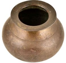 Brass Hand Crafted Water Pot with Engraved Tribal God And Flower