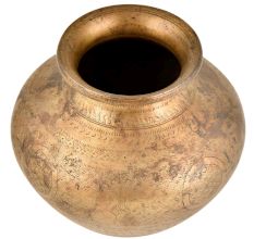 Very Rare Beautiful Handmade Brass Tribal Pot
