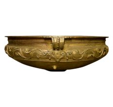 Bronze Urli - 38 Inches