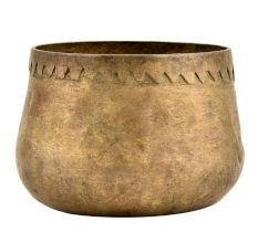 Tribal Style Brass Simple Measuring Seer Cup