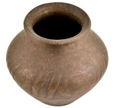 BrassTribal Engraved Water storage Pot