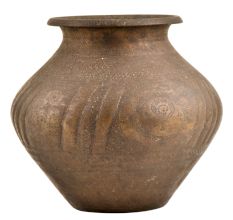 BrassTribal Engraved Water storage Pot