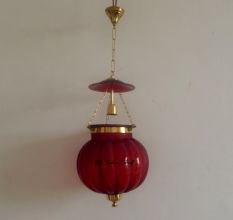 Red Melon Lamp