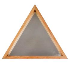 Wooden Mirror In Brown