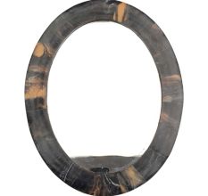 Wooden Mirror In Black