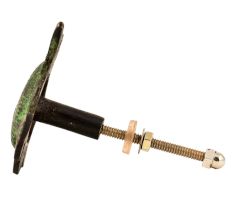 Fish Shape Brass Door Drawer Knob With Patina