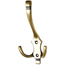 Simple Handmade Brass Tri Hook Home Decoration Hook