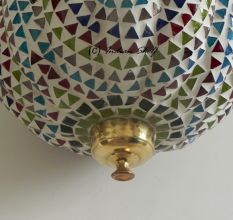 Mosaic Melon Lamp