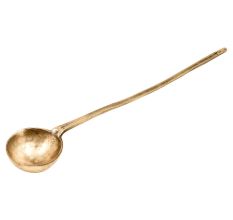 Brass Serving Spoon With Long Handle Rustic Serving Utensils