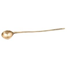 Brass Serving Spoon With Long Handle Rustic Serving Utensils