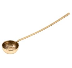 Indian Brass Ladle Skimmer Hammered Ladle Serving Spoon