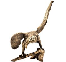 Handmade Brass Freedom Flying Eagle Statue Figurine