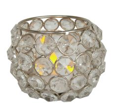 Round Crystal Votive