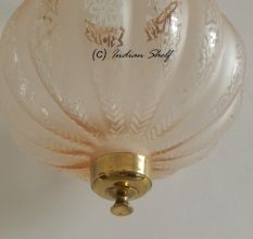 Light Pink Melon Lamp