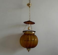 Light Amber Melon Lamp