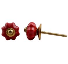 Red Small Melon Knob