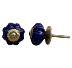 Navy Blue Medium Knob