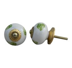 Lime Green Heart Knob
