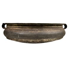 Brass Urli With Handles Very Finely Engraved